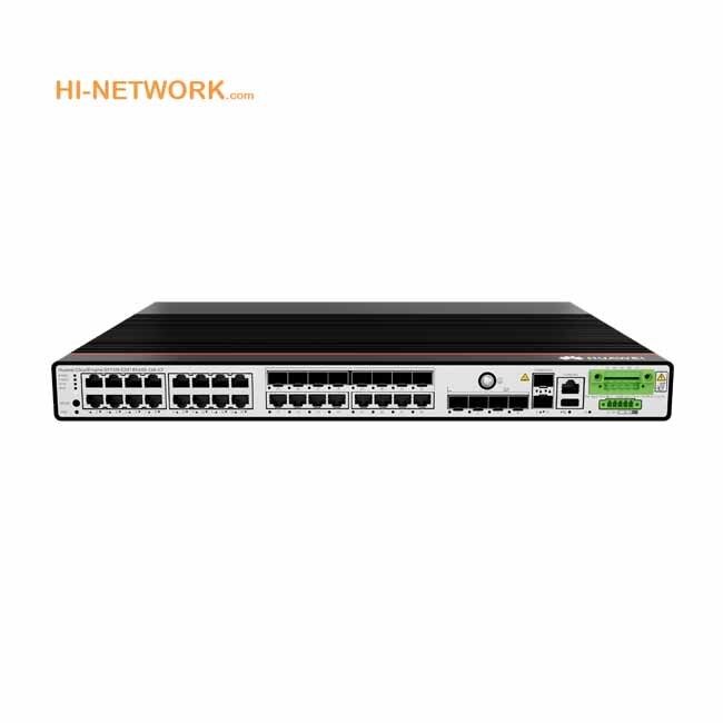 CloudEngine S5735I-S24T8S4XE-QA-V2 with 8*GE SFP ports, 4*10GE SFP+ ports, 2*12GE stack ports