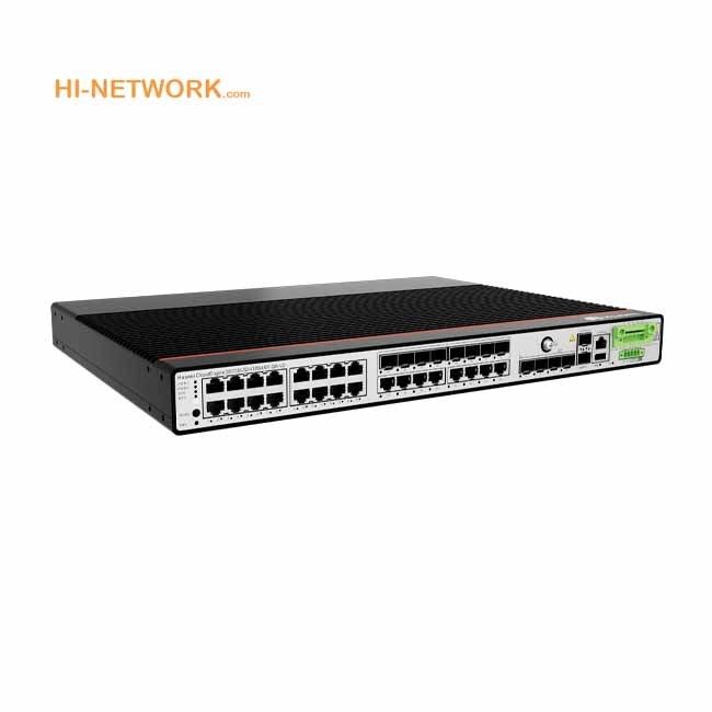 CloudEngine S5735I-S24T8S4XE-QA-V2 with 8*GE SFP ports, 4*10GE SFP+ ports, 2*12GE stack ports