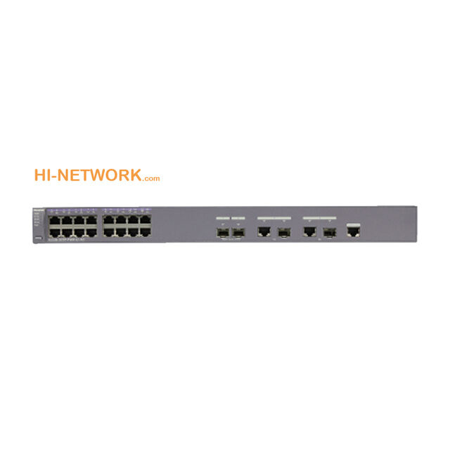 Huawei Network Switch LS-S2318TP-EI-DC with 16 10/100 BASE-T ports and 2 Combo GE (10/100/1000 BASE-T+100/1000 Base-X) ports and DC -48V