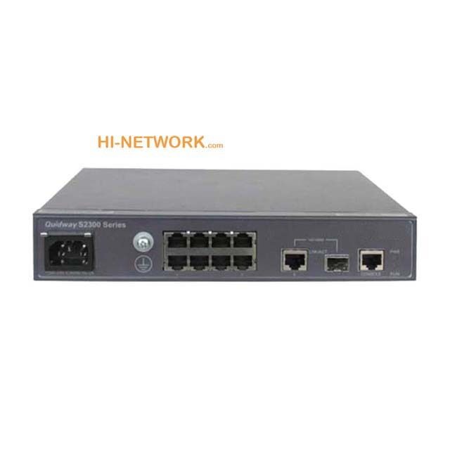 Huawei Switch LS-S2309TP-SI-AC with 8 Port 10/100 FastEthernet and Gigabit Combo Port featuring Surge Protection and AC Power Supply in Compact Design