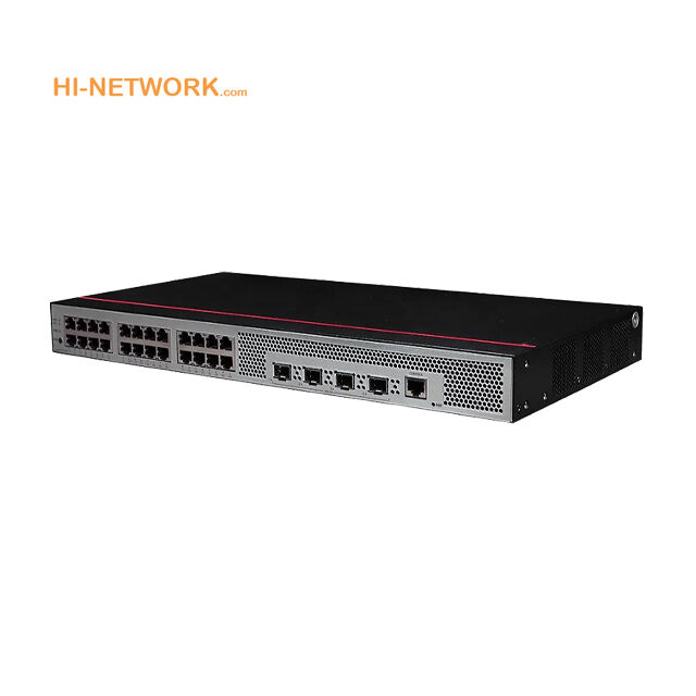 Huawei S1730S-S24T4X-QA2 Network Switch with 24 10/100/1000BASE-T Ethernet ports, 4 10 Gigabit SFP+, AC power supply)