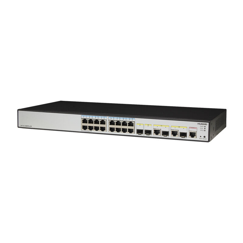 Huawei Switch S1720-20GFR-4TP with 16 Ethernet 10/100/1000 ports, 2 Gig SFP and 2 dual-purpose 10/100/1000 or SFP, AC 110/220V