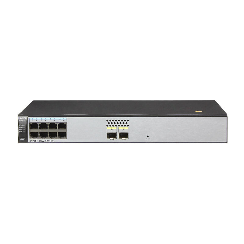 Commutateur Huawei S1720-10GW-PWR-2P-E avec 8 ports Ethernet 10/100/1000 PoE+ 2 ports SFP Gigabit et 124W PoE, commutateur réseau