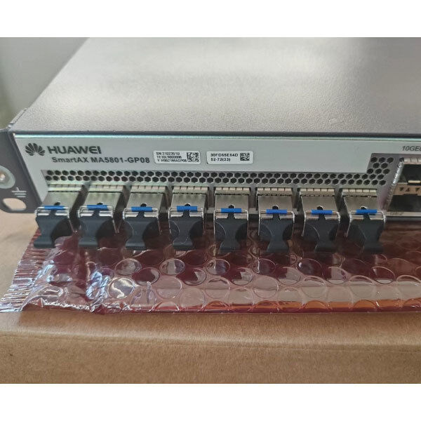 Huawei OLT with 8 GPON Interfaces and DC Power Supply in Compact 1 U Installation Space