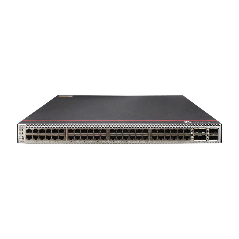 Huawei Network Switch S5732-H48UM2CC with 48*100M/1G Ethernet ports,Optional RTU upgrade to 2.5/5/10G, 4*25GE SFP28 + 2*40GE or 2*100GE QSFP28 ports, 1*expansion slot, PoE++ Ports