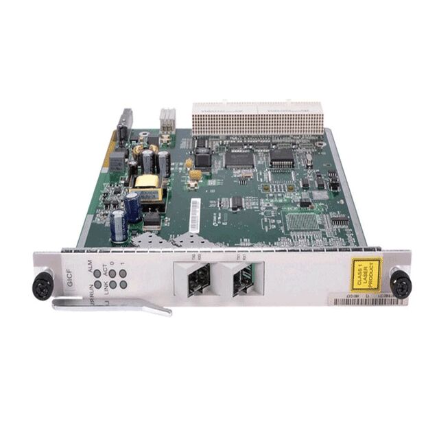 Huawei GICF Uplink Board 2-port GE Optical Interface Card for MA5683T MA5680T with 3.9W Power Consumption and 237*25*197 mm Dimensions