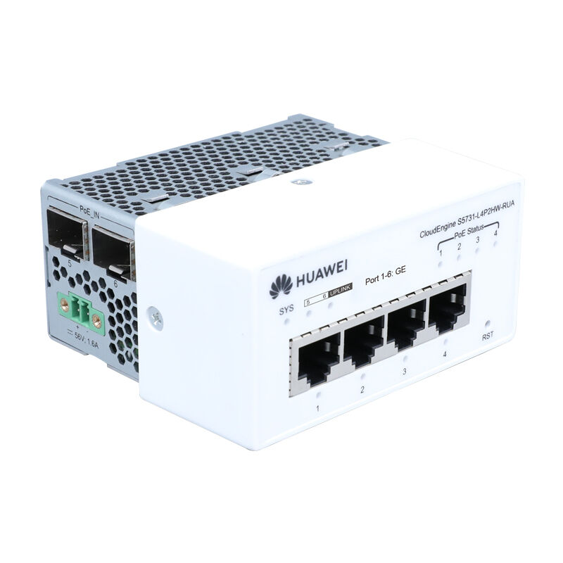 Huawei CloudEngine Switch S5731-L4P2HW-RUA with 4*10/100/1000BASE-T ports 2*GE hybrid optical-electrical SFP ports and PoE++