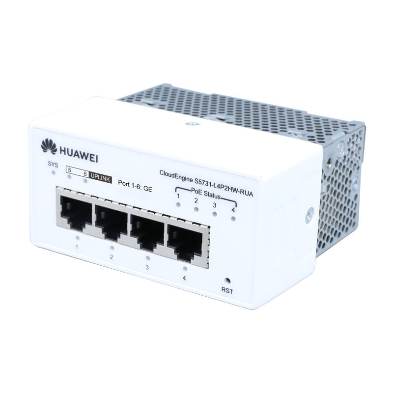 Huawei CloudEngine Switch S5731-L4P2HW-RUA with 4*10/100/1000BASE-T ports 2*GE hybrid optical-electrical SFP ports and PoE++