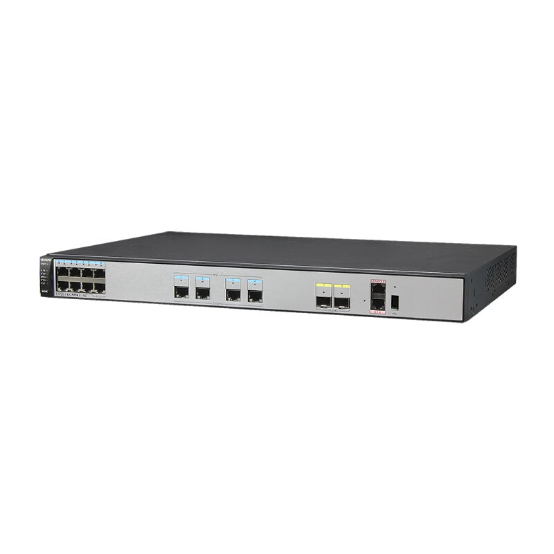 Switch de red Huawei S5720-14X-PWH-SI-AC con 4 puertos Ethernet 100/1000/2.5G PoE++ , 2 puertos SFP+ de 10 Gig y 1 GB de RAM