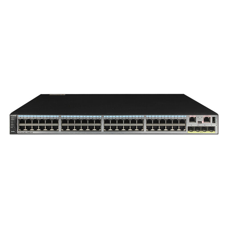 Huawei Network Switch S5720-56C-PWR-HI-AC with 1150W AC Power Supply and Versatile Routing Platform for Super Virtual Fabric