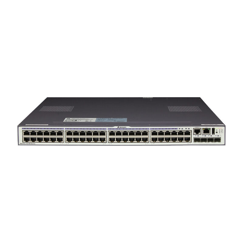 Huawei Switch S5700-48TP-SI-DC avec 4 ports à double usage 256 Gbit/s Capacité de commutation et 72 Mpps de performance de transfert