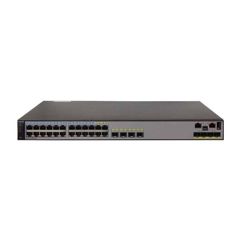Huawei Switch S5710-28C-EI with 416 Gbit/s Switching Capacity 156 Mpps Forwarding Performance and 10 Gbit/s Upstream Transmissions