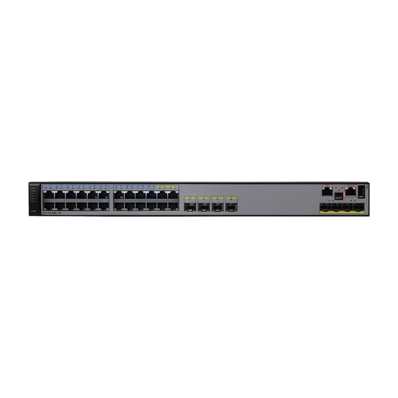 Huawei Switch S5710-28C-EI with 416 Gbit/s Switching Capacity 156 Mpps Forwarding Performance and 10 Gbit/s Upstream Transmissions