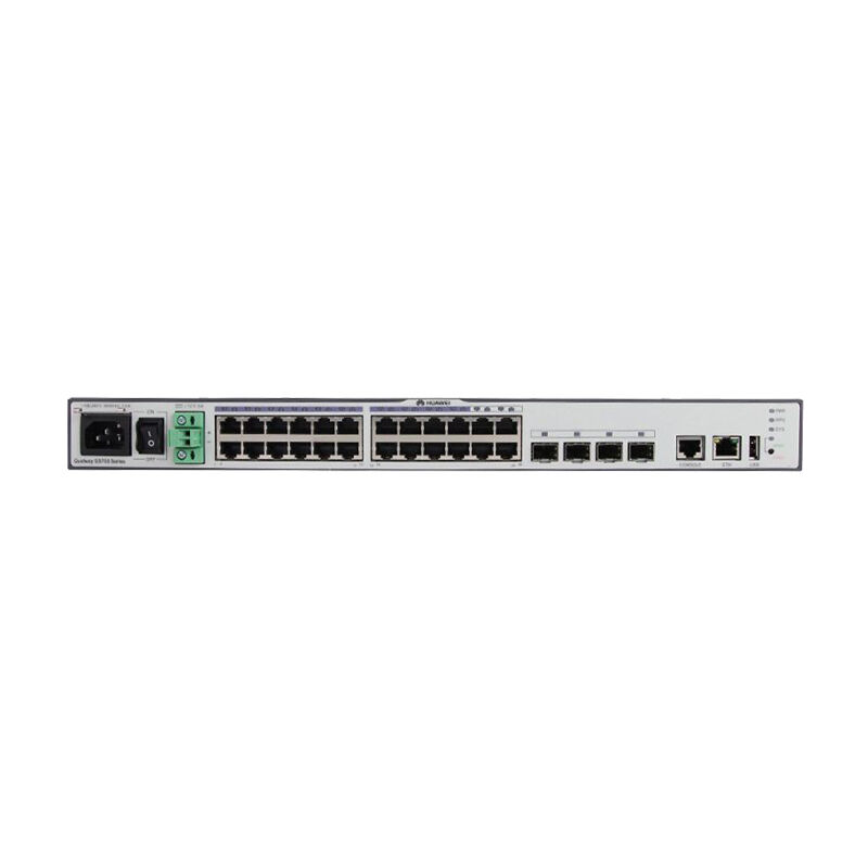 Huawei Switch S5700-24TP-SI-AC with 256 Gbit/s Switching Capacity 36 Mpps Forwarding Performance and Built-in Fans for Cooling