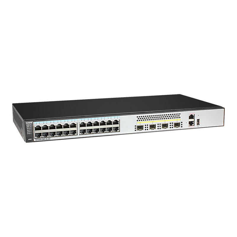 Huawei Switch S5720S-28P-SI-AC with Layer 3 Ethernet High-density GE Interfaces and Versatile Routing Platform