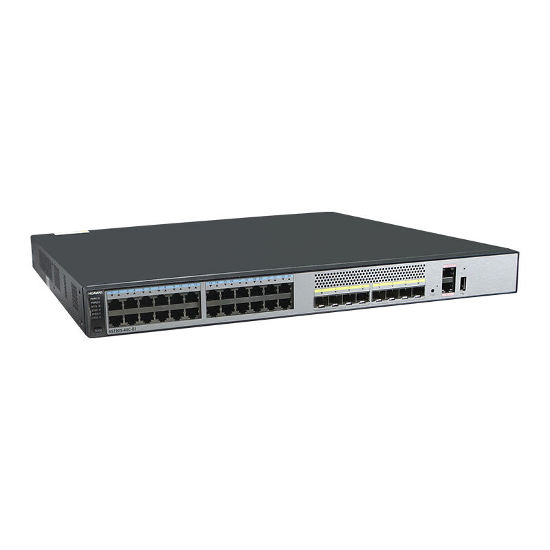 Huawei Switch S5730S-48C-EI-AC with 24 Ethernet 10/100/1000 ports 8 10 Gig SFP+ ports and 150W AC power supply