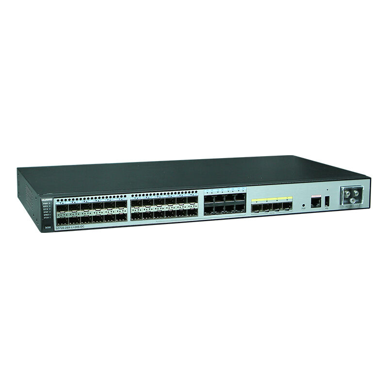 Huawei Switch S5720-28X-LI-24S-DC with 24 Gig SFP Ports 8 Dual-Purpose Ports and Lightweight 4.1 kg Design
