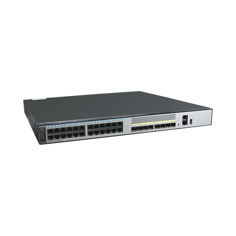 Huawei S5730-48C-PWR-SI-AC Network Switch with 24 Ethernet 10/100/1000 Ports 8 10 Gig SFP+ Ports and 500W AC Power Supply