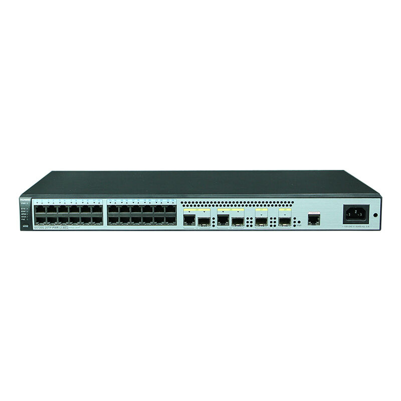 Huawei S5720S-28TP-PWR-LI-ACL Network Switch with 16 Ethernet 10/100/1000 Ports 2 Dual-Purpose 10/100/1000 or SFP and Front Access Design