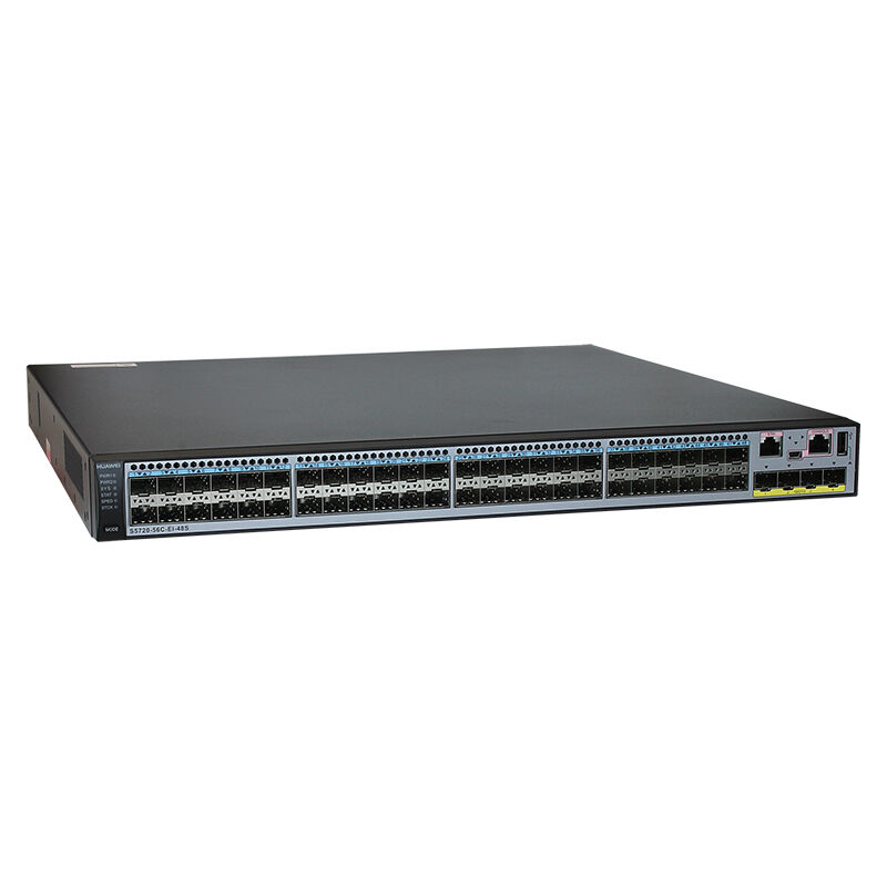 Huawei S5720-56C-EI-48S-AC Gigabit Switch with 48 Gig SFP Ports 4 10 Gig SFP+ and 150W AC Power Supply for High Performance Networking