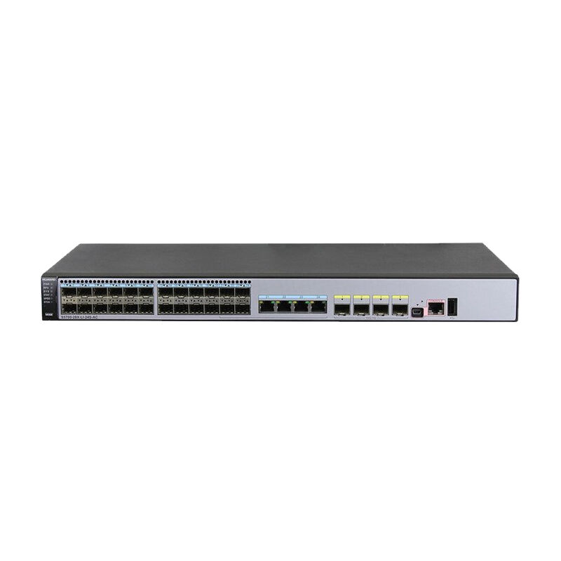 Huawei Switch S5700-28X-LI-24S-AC with 24 Gig SFP Ports 4 10 Gig SFP+ Ports and 256 Gbit/s Switching Capacity