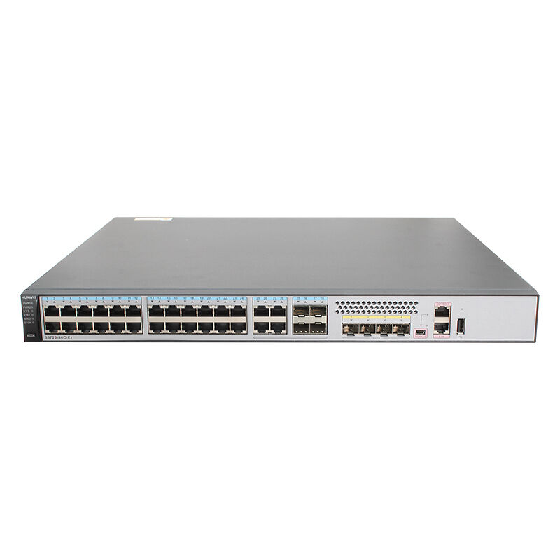 Huawei Switch S5720-36PC-EI-AC with 28 Ethernet 10/100/1000 Ports 4 Gig SFP Ports and 150W AC Power