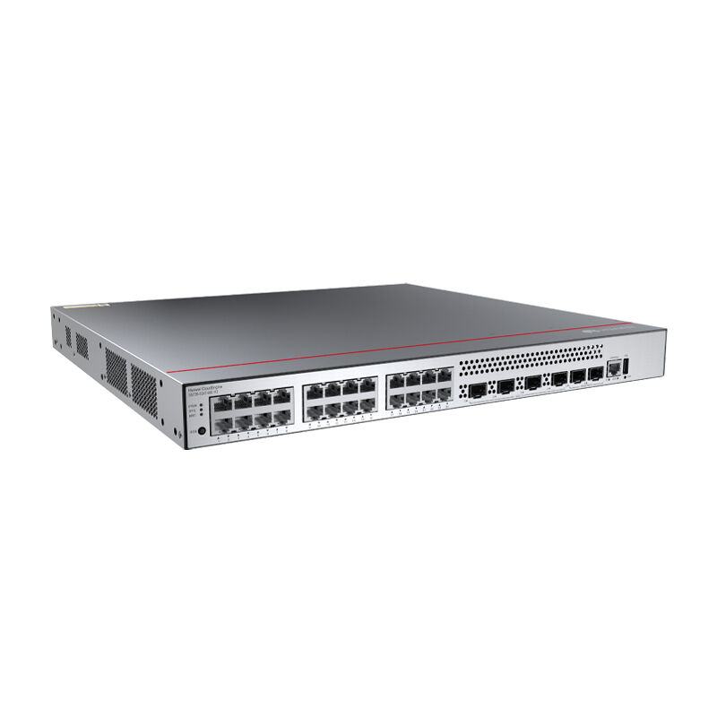 Huawei Switch S5735-S24T4XE-V2, 24*10/100/1000BASE-T 포트, 4*10GE SFP+ 포트 및 2*12GE 스택 포트