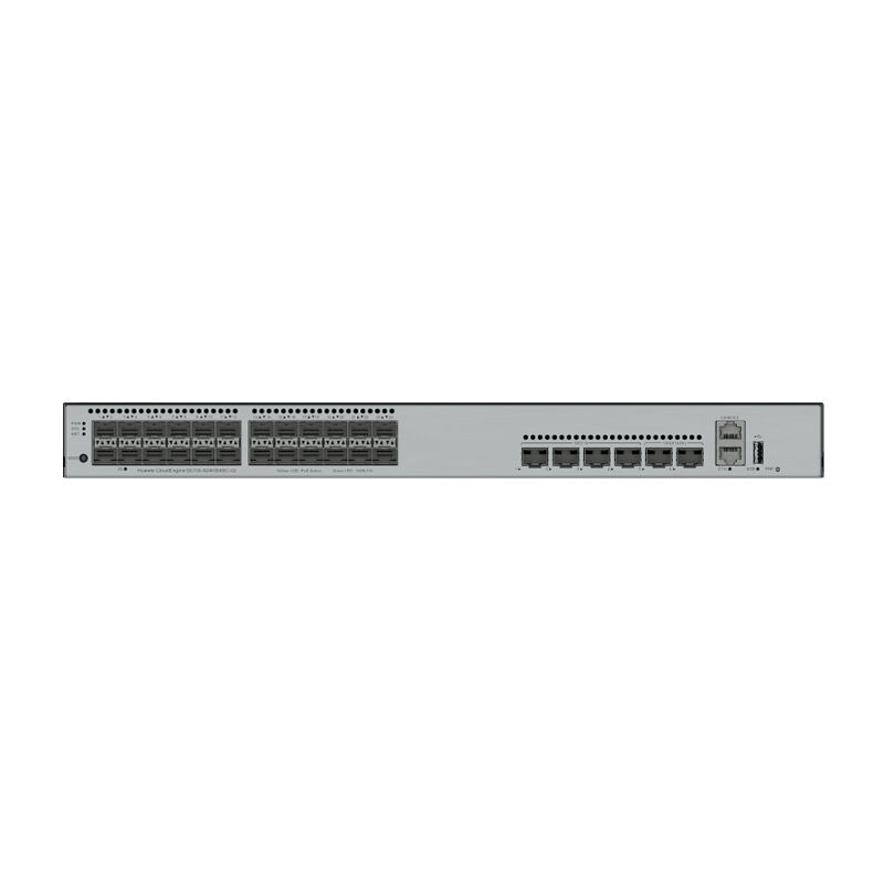 Huawei CloudEngine Switch S5735-S24HS4XE-V2 with 24*GE SFP ports, 4*10GE SFP+ ports, and 2*12GE stack ports