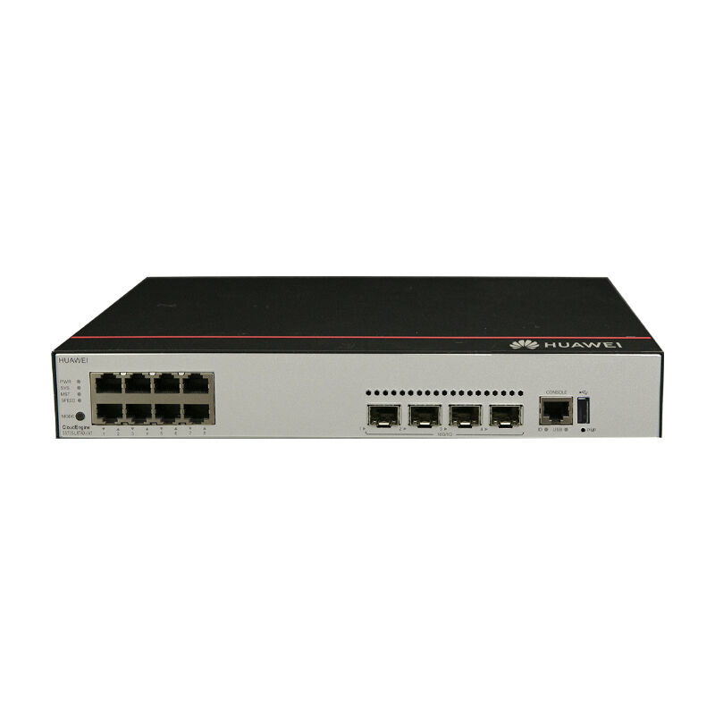 Sakelar Jaringan Huawei S5735-L8T4X-IA1 dengan 8 Port 10/100/1000BASE-T dan 4 Port SFP+ 10GE, Catu Daya AC