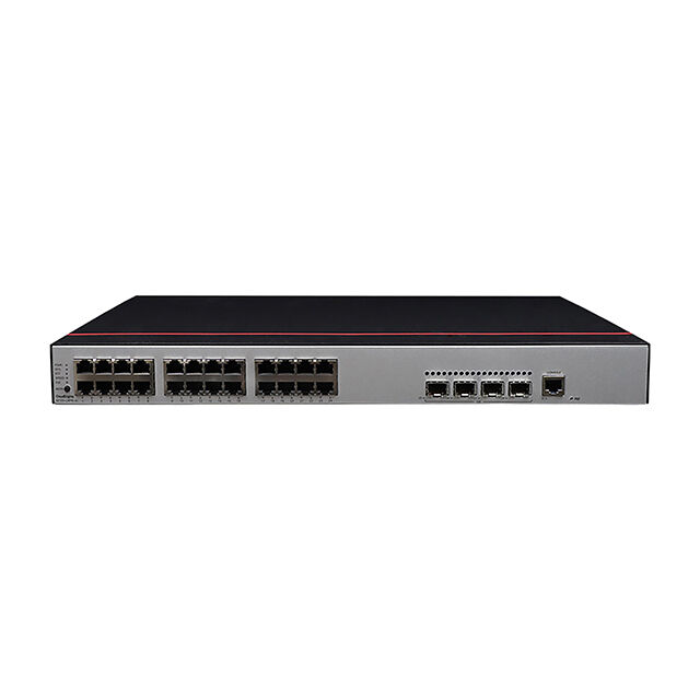 مفتاح هواوي S5735S-L24P4S-A1 مع 24 منفذًا بسرعة 10/100/1000BASE-T و 4 منافذ GE SFP ودعم PoE+
