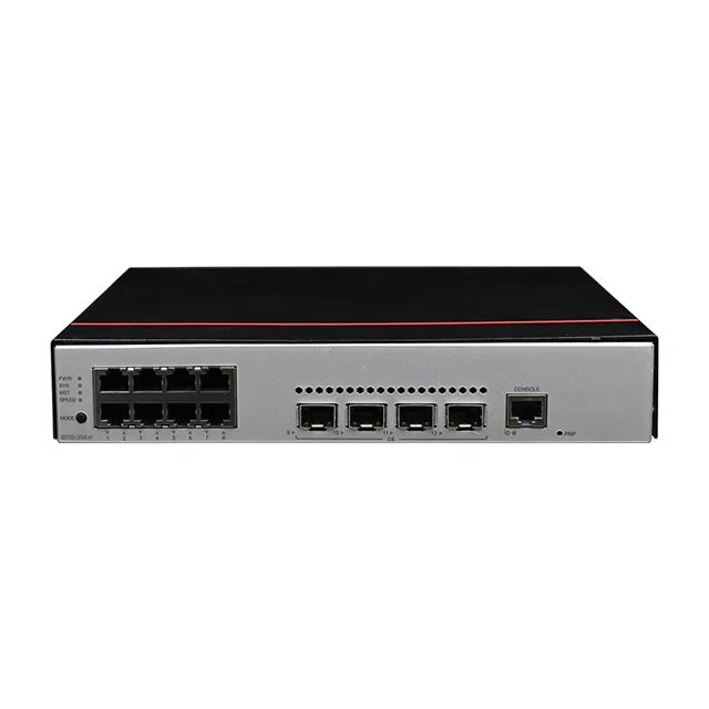 Huawei クラウドエンジン スイッチ S5735S-L8T4S-A1、8*10/100/1000BASE-T ポート、4*GE SFP ポート、および AC 電源