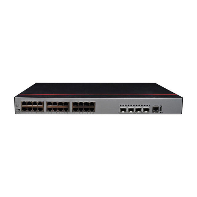 Switch Huawei S5735-L24T4X-D1 com 24 portas 10/100/1000BASE-T e 4 portas SFP+ 10GE DC CloudEngine Switch