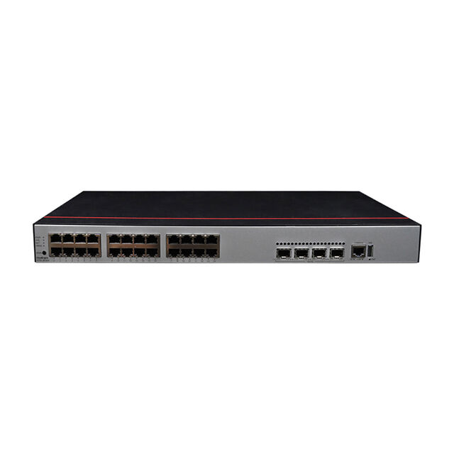 Huawei Switch S5735-L24T4X-A1 dengan 24 port 10/100/1000BASE-T dan 4 port 10GE SFP+ bertenaga AC