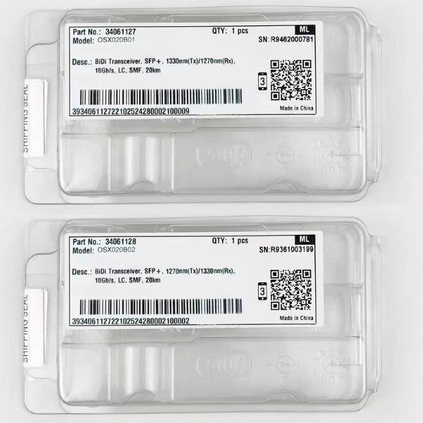 Bidirectional BiDi Huawei SFP Module OSX020B01 SFP-GE-20-SM1330 1000BASE-BX-D 1330nm TX 20km