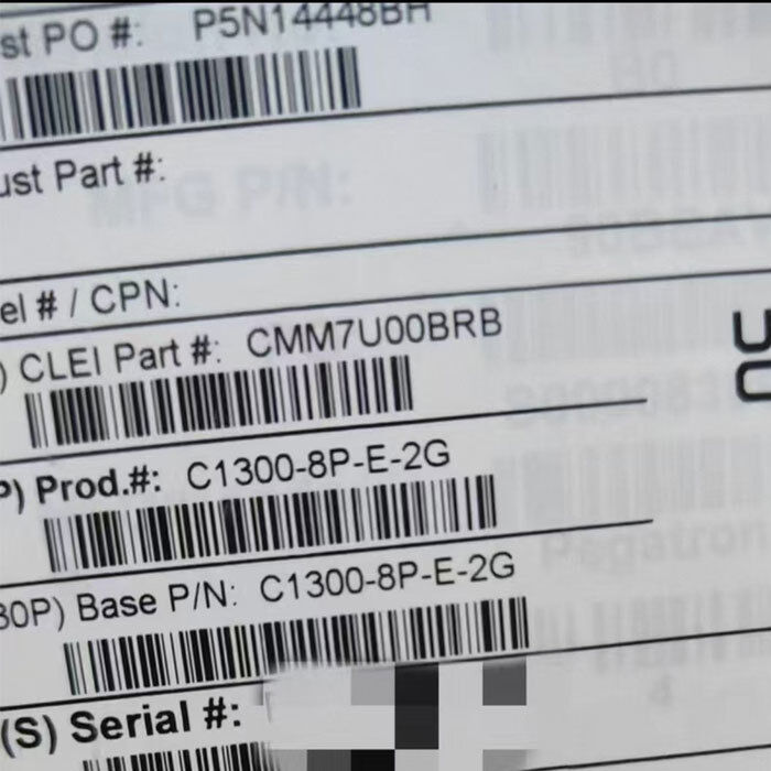 60W PoE Cisco Network Switch Catalyst C1300-8P-E-2G 8 Port GE