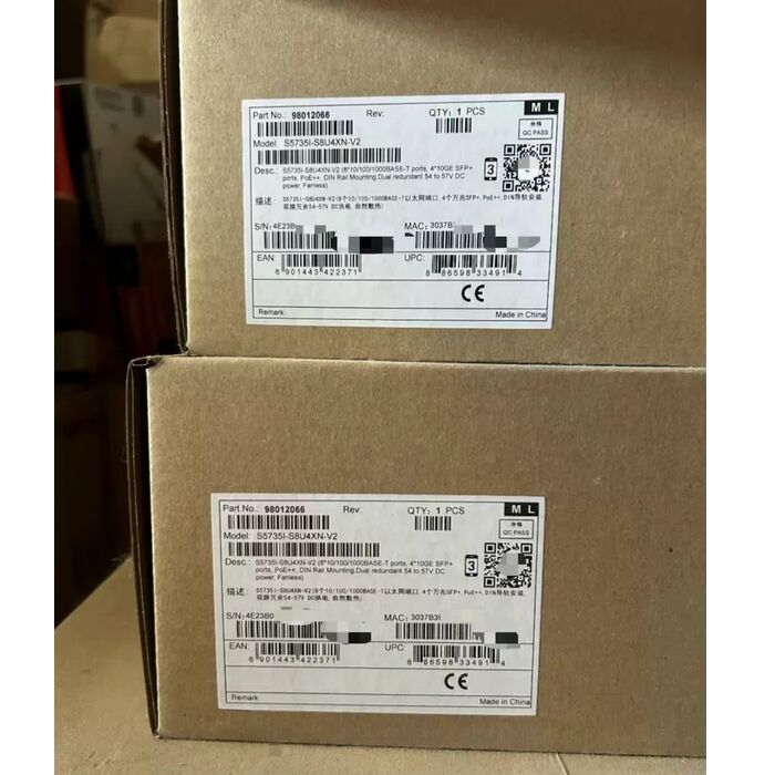S5735I-S8U4XN-V2 Huawei 8ports PoE++ Industrial Switches with 4 ports 10GE uplinks