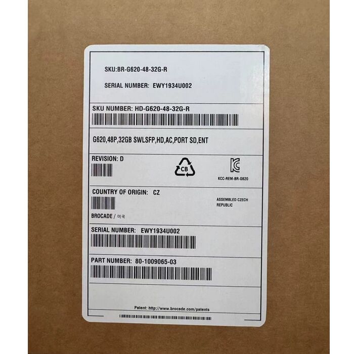 BR-G620-48-32G-R Brocade G620 Switch with 48 x 32Gb SFP+ Ports FOS9.1  FOS9.2 48 port Preco