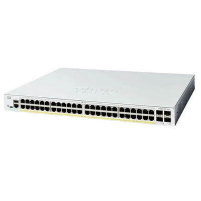 C1000-48FP-4G-L سوئیچ های گیگابیتی سازمانی سیسکو با 48 پورت PoE+ و 4 پورت SFP​ مدیریت شده